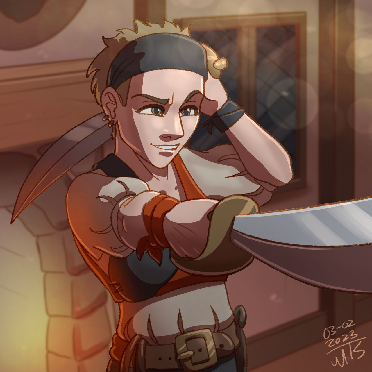 The Sword Master (Guild's Tavern) by ArtOfZaromi on DeviantArt