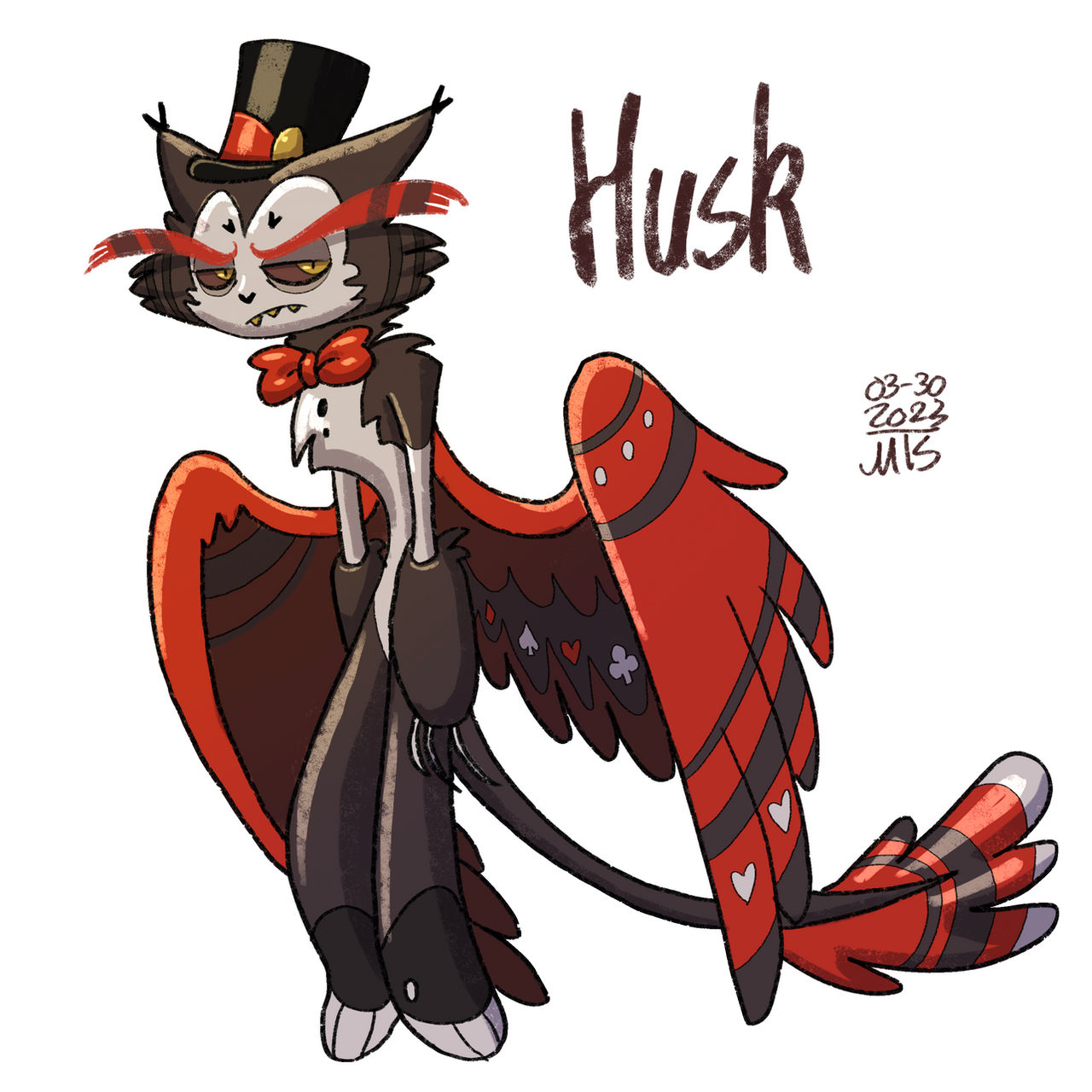 Husk Sketch (Hazbin Hotel) by ArtOfZaromi on DeviantArt