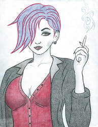 Cigarette Girl #37