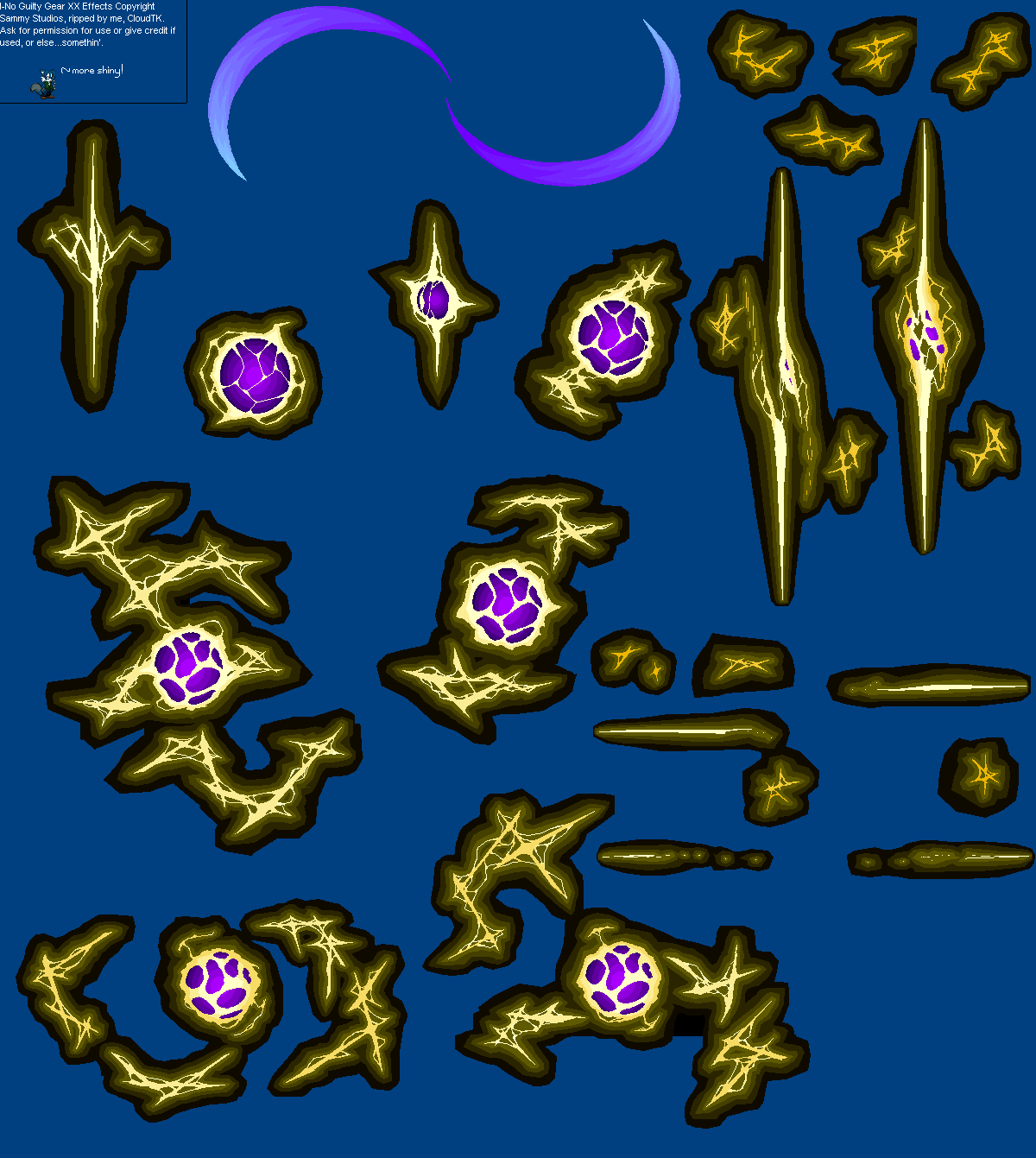 Light Rays Sprites Lightning Sprite Sheet