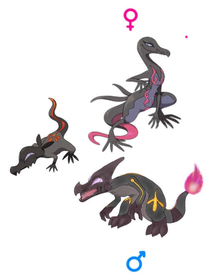 Salandit Male evolve by redballbomb on DeviantArt