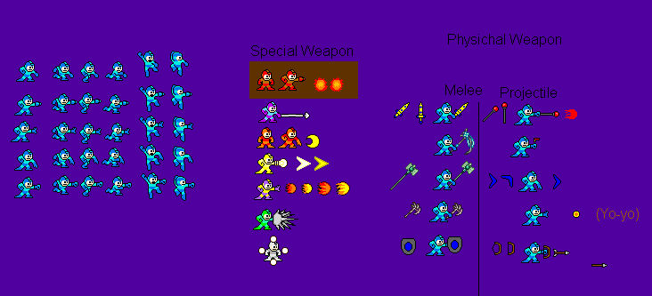 Mega Man weapon basics by redballbomb on DeviantArt