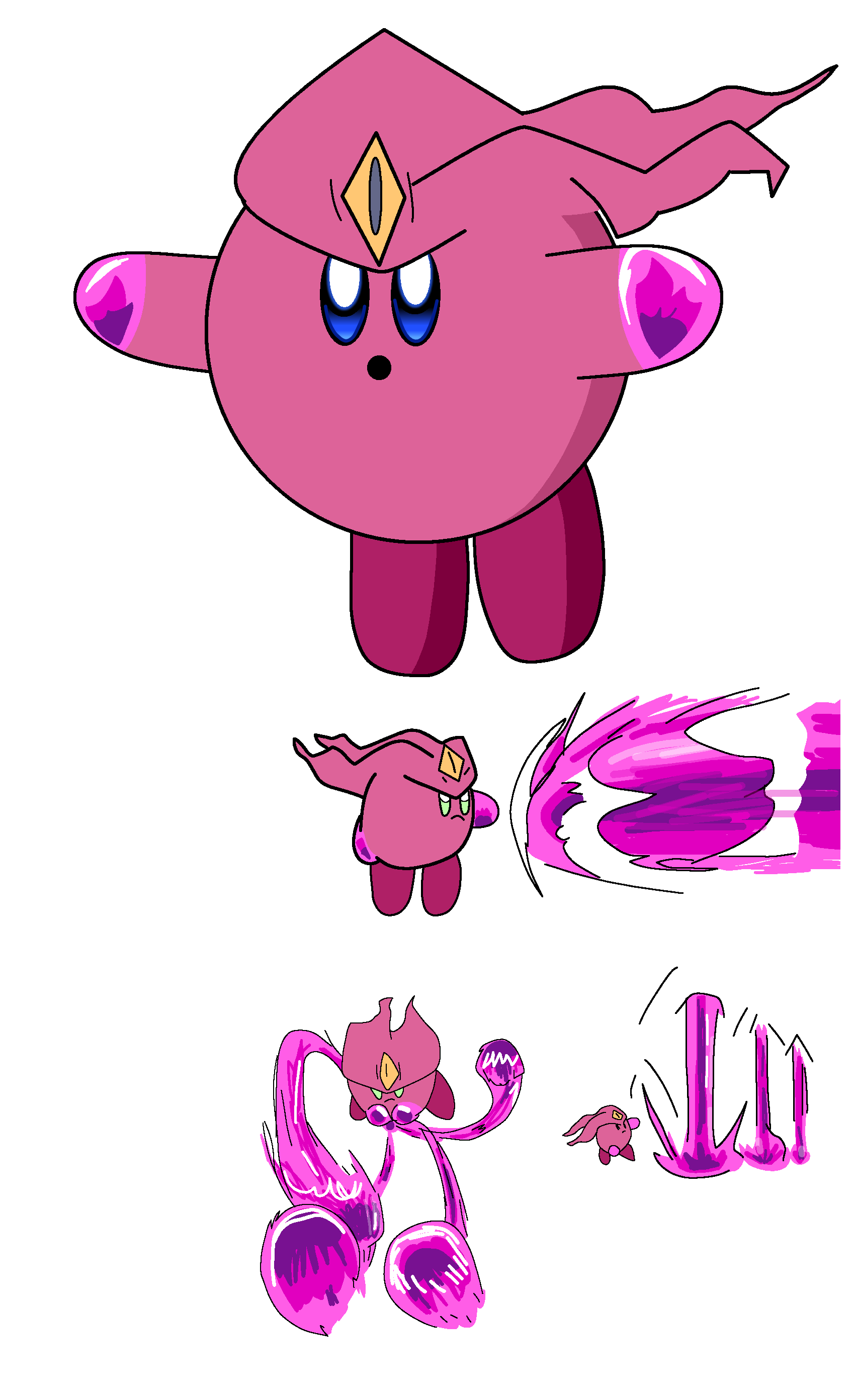 Kirby Super Star Ultra - Beam Ability by TheHero300 on DeviantArt