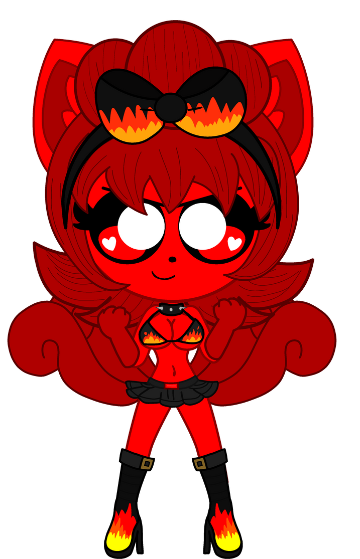 Red Volpex Ember Firestone the Vulpix (red) 2 by redballbomb on DeviantArt