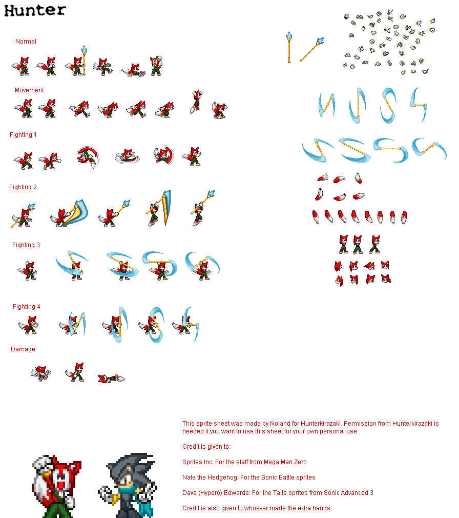 Chaos Hunter - Sprite Sheet by Stydex786 on DeviantArt