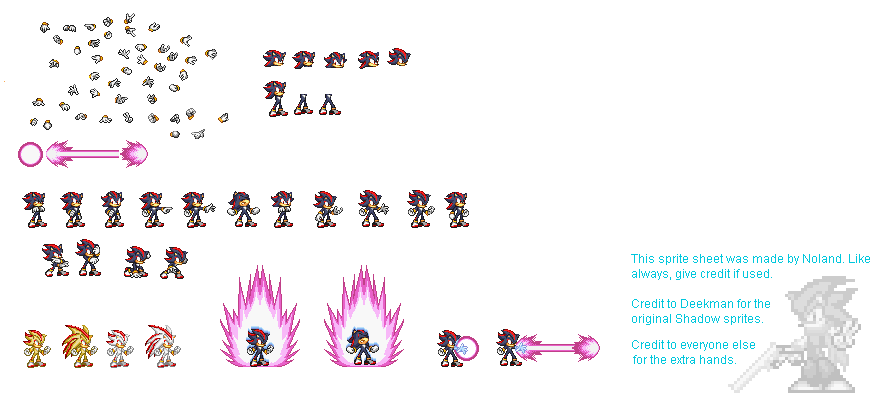 Shadowpunk Sprites Extra shadow sprites by redballbomb on DeviantArt
