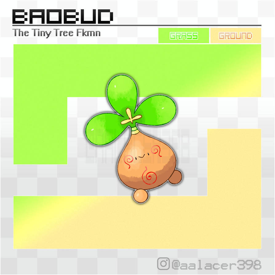 Tree Fakeemon Baobud The Tiny Tree Fakemon By Aalacer by redballbomb on DeviantArt