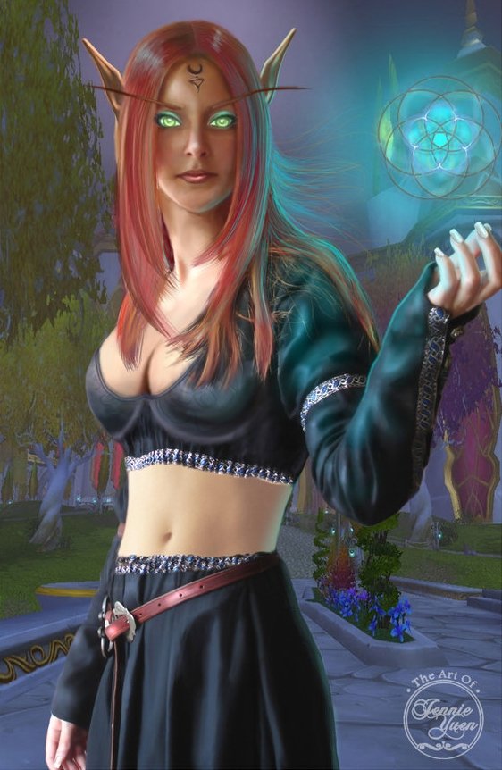 Blood Elf of Warcraft by sweetcivic