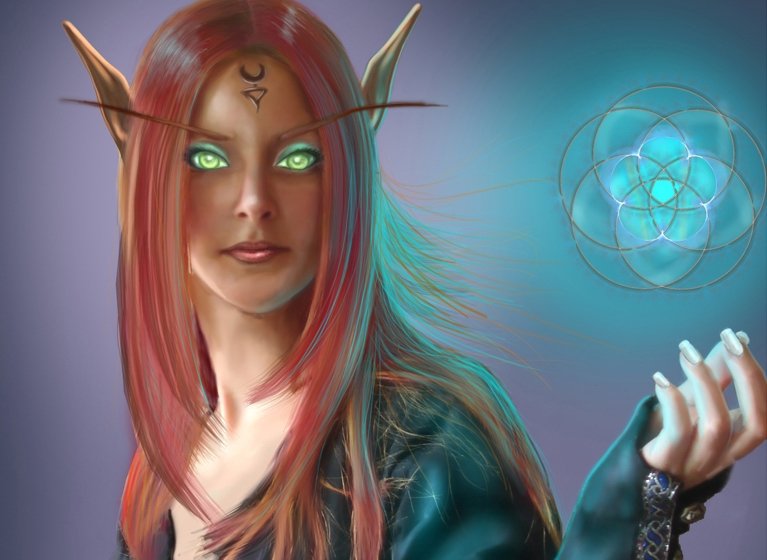 Blood Elf Magic by sweetcivic
