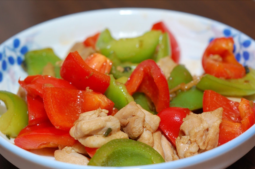 Stir Fry Chicken Bell Peppers by sweetcivic