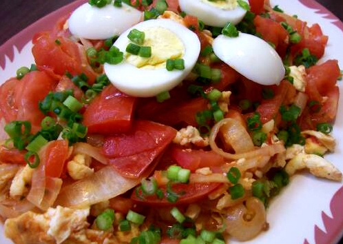 Tomato Egg on Rice by sweetcivic