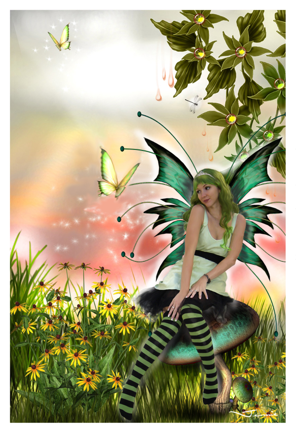 Spring Time Faerie by sweetcivic