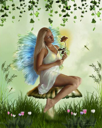 The Garden Fairy by sweetcivic