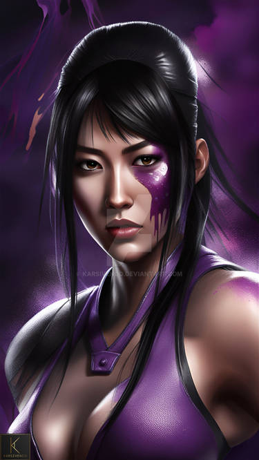 Mortal Kombat in Digital Watercolor - Li Mei