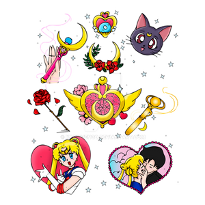 Sailor Moon - Love Pack Sticker