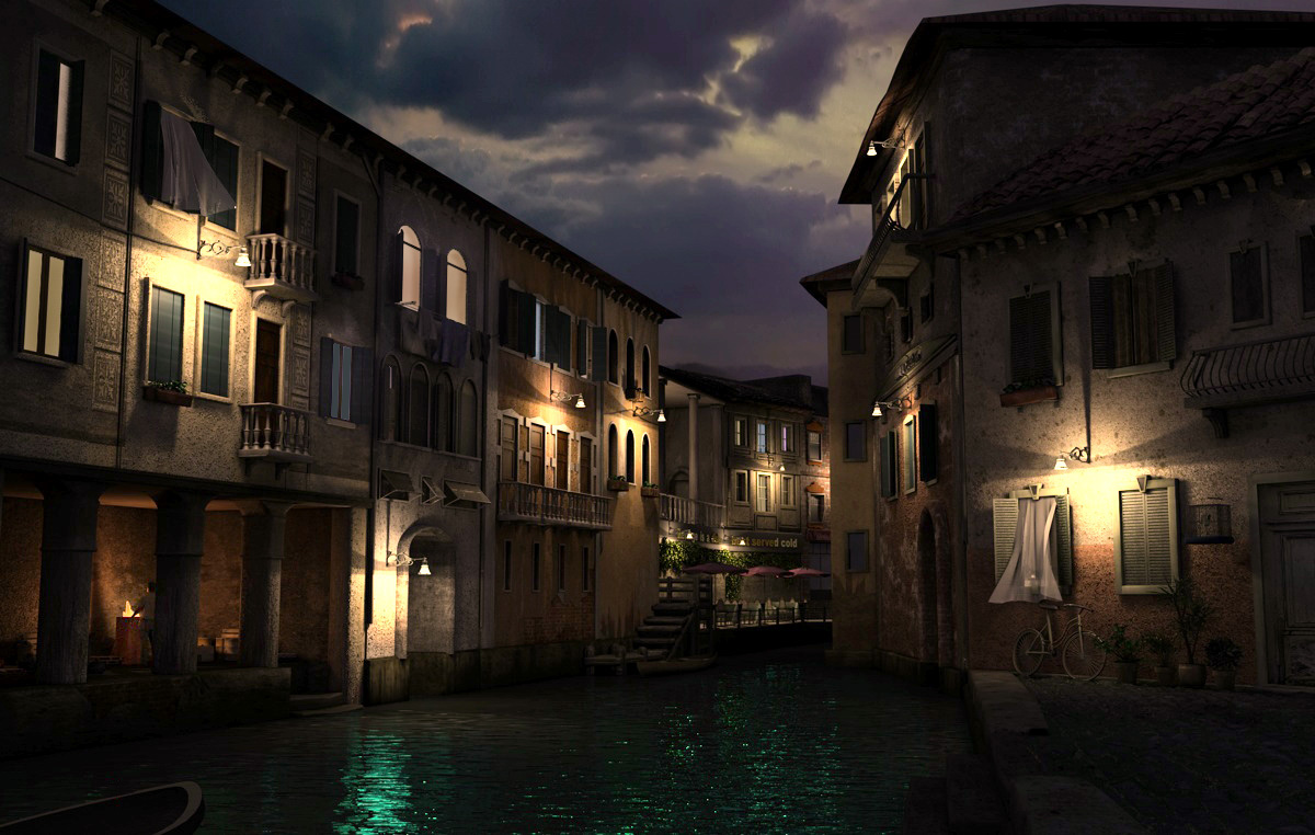 A venice night.