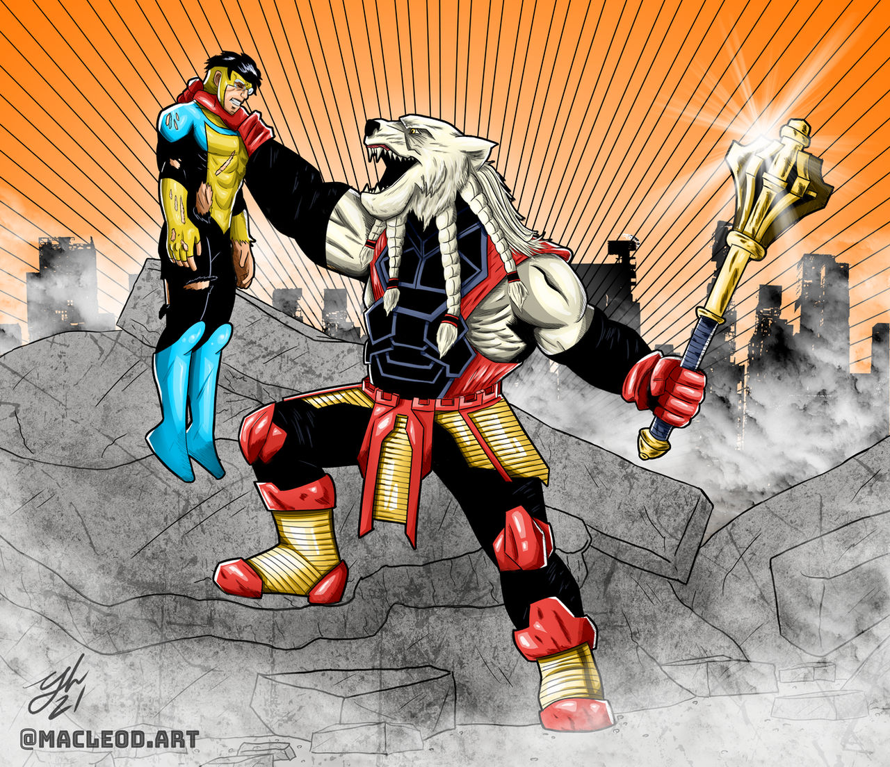 Invincible vs Battle Beast by Macleod-Art on DeviantArt