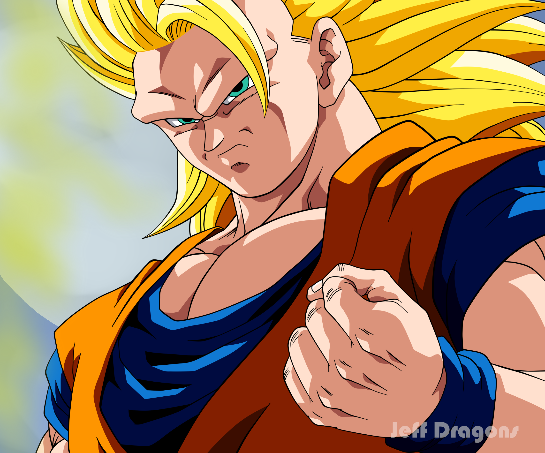 GokU Super Saiyajin 3  Dragon ball, Dragones, Dragon ball z