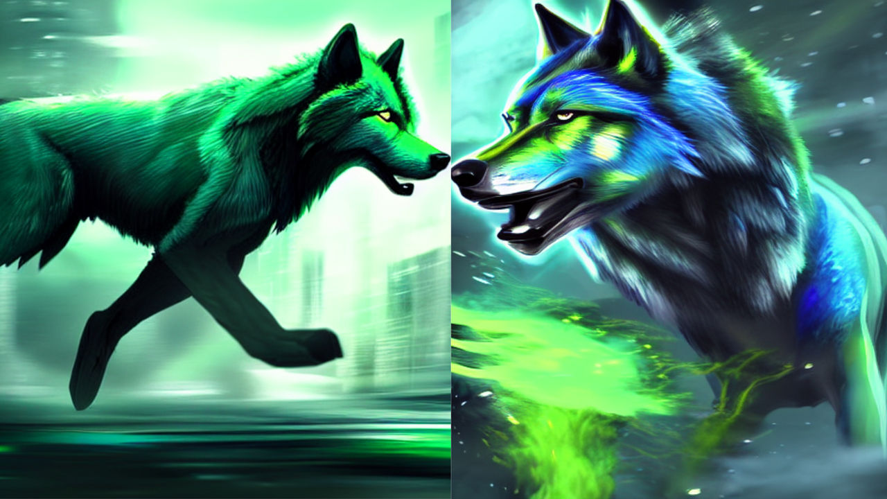 2 Alpha Wolves When two alphas meet by aaronkingsmith on DeviantArt