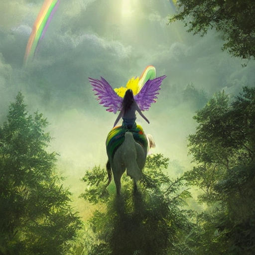 fairy on horse riding in magic forest by aaronkingsmith on DeviantArt