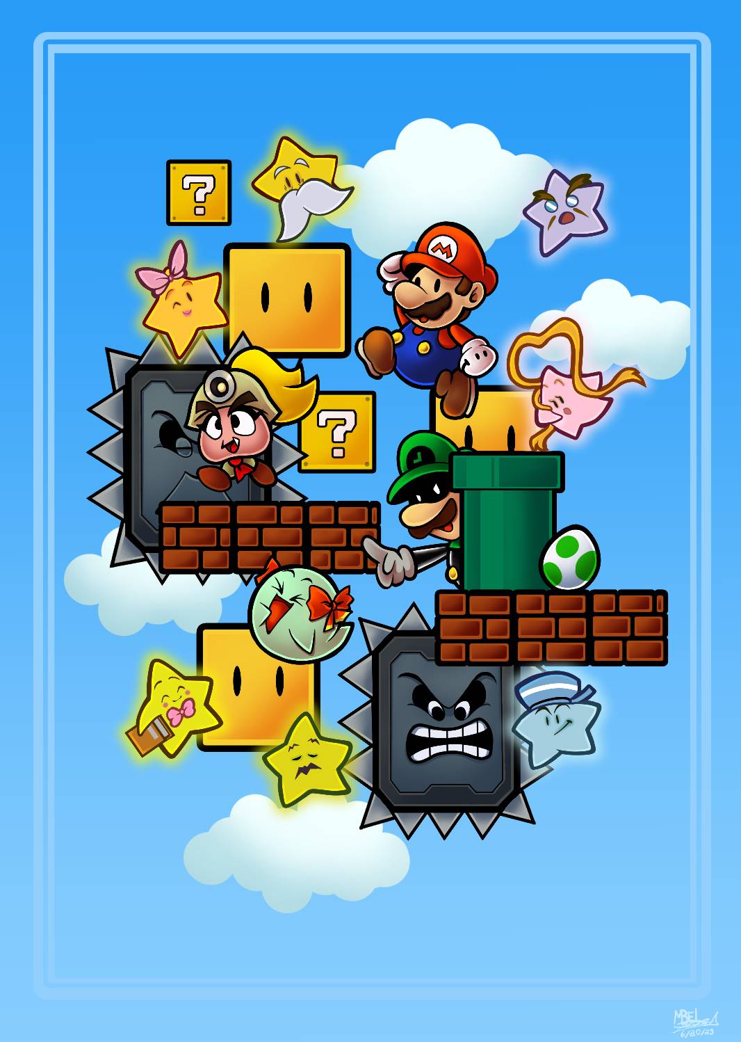 Paper Mario Anything Paper Mario by HeeHooligan on DeviantArt
