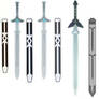 All zelda skyward sword swords