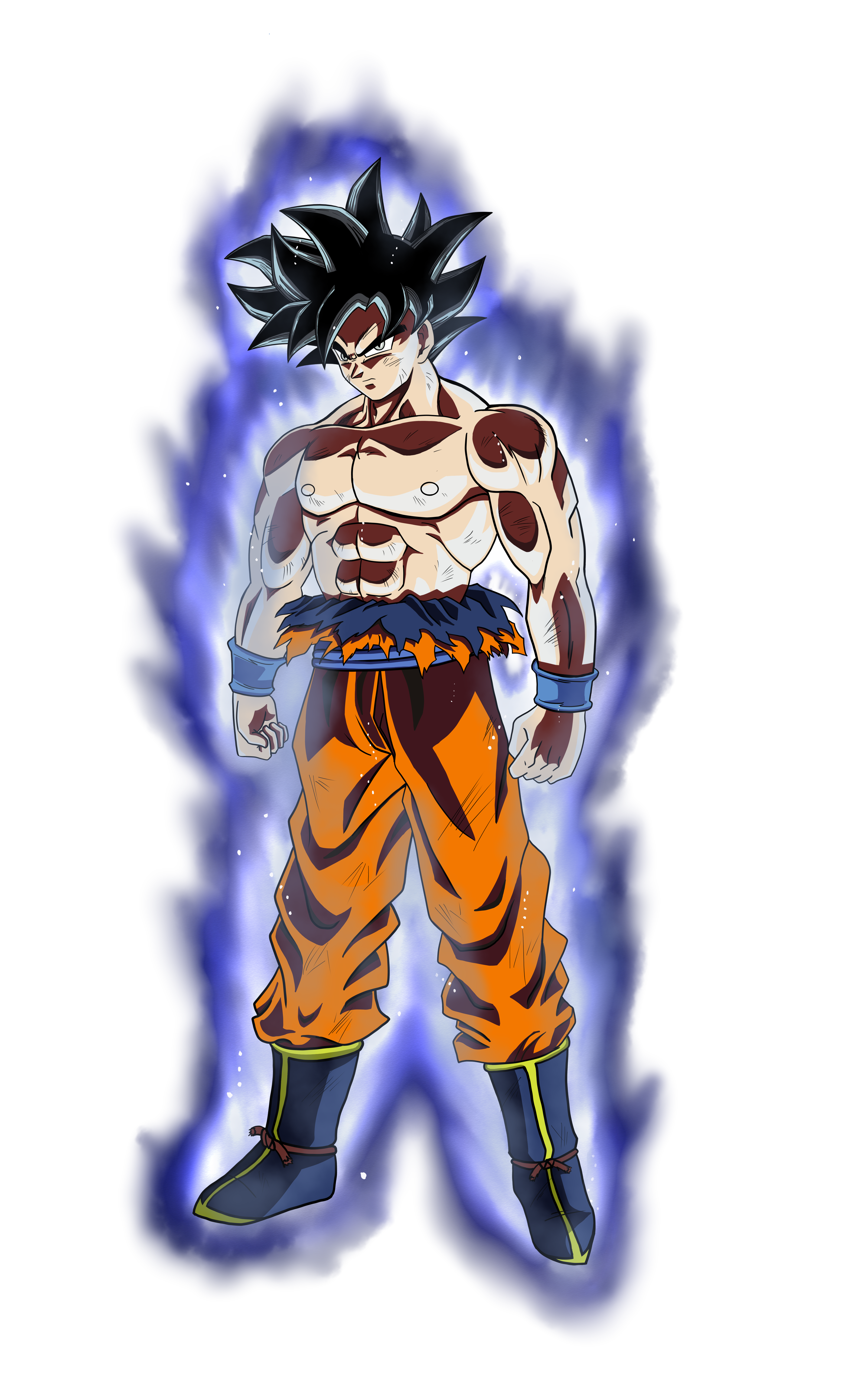 Goku SSJ5 Limit Breaker (My Version) by VectorxD115 on DeviantArt