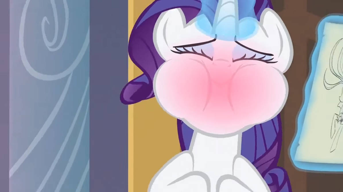 Puffed Rarity Deviantart Rarity Puffy Cheeks by jdjxm on DeviantArt