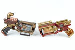 Dual steampunk pistols