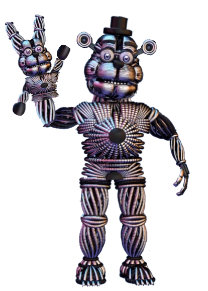 Funtime Freddy Endoskeleton (With Bonnie Puppet) by WaterRush94 on DeviantA...