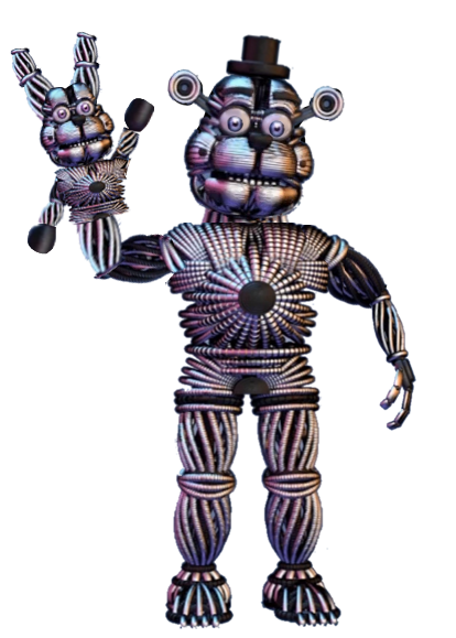 Funtime Freddy Endoskeleton (With Bonnie Puppet) by WaterRush94 on ...