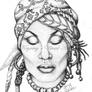 Zeke-African woman Coloring Page