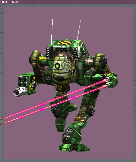 Battletech kitfox Mech preview