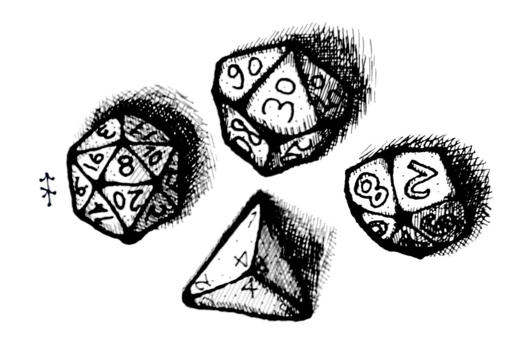 DnD OSR Dice Collection by pickledtezcat on DeviantArt