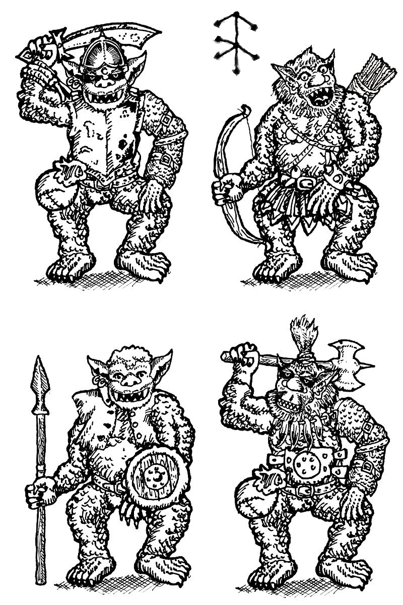 DnD OSR Bugbears by pickledtezcat on DeviantArt