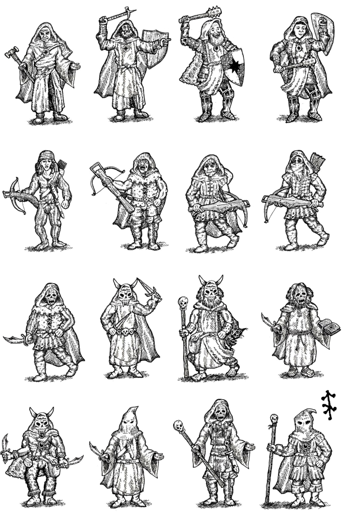 Osr Commandant DnD OSR Cultists and Crossbows by pickledtezcat on DeviantArt