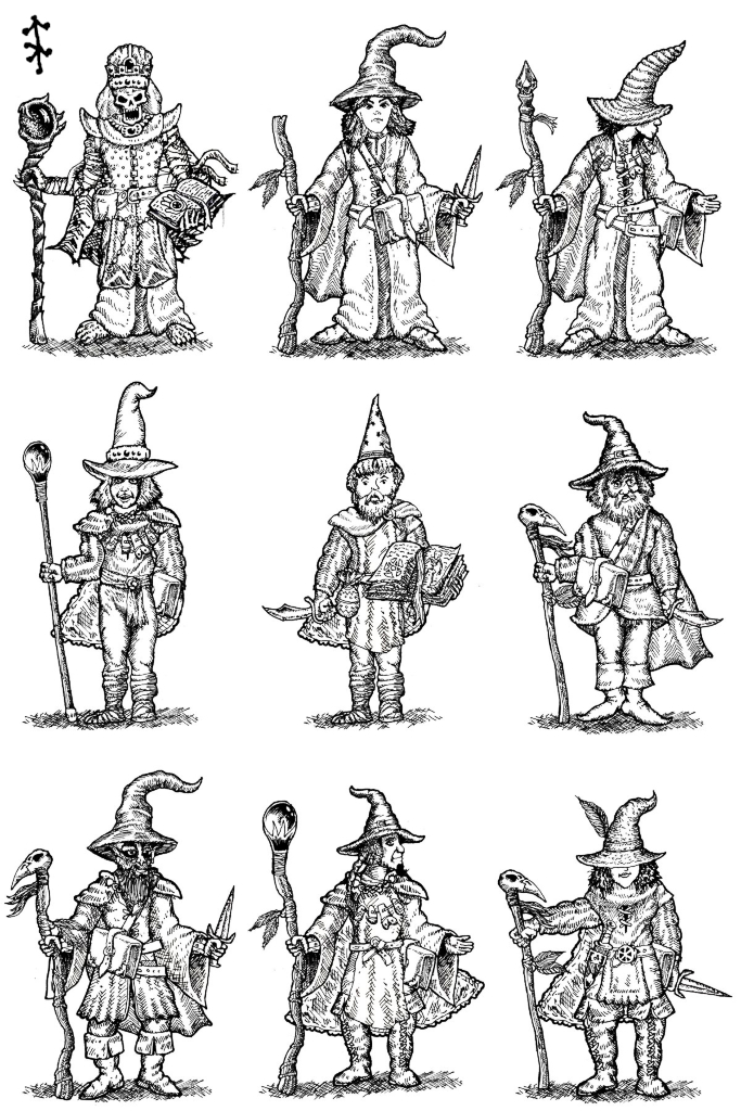 DnD OSR Magic Users by pickledtezcat on DeviantArt