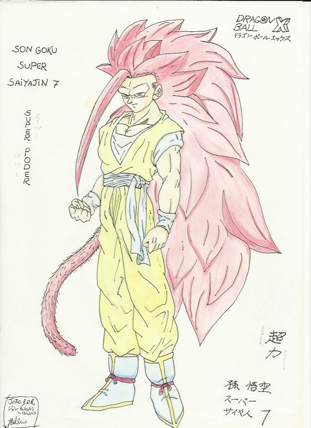 Son Goku Super Saiyajin 7 - SSJ7 by JoaoBDR on DeviantArt