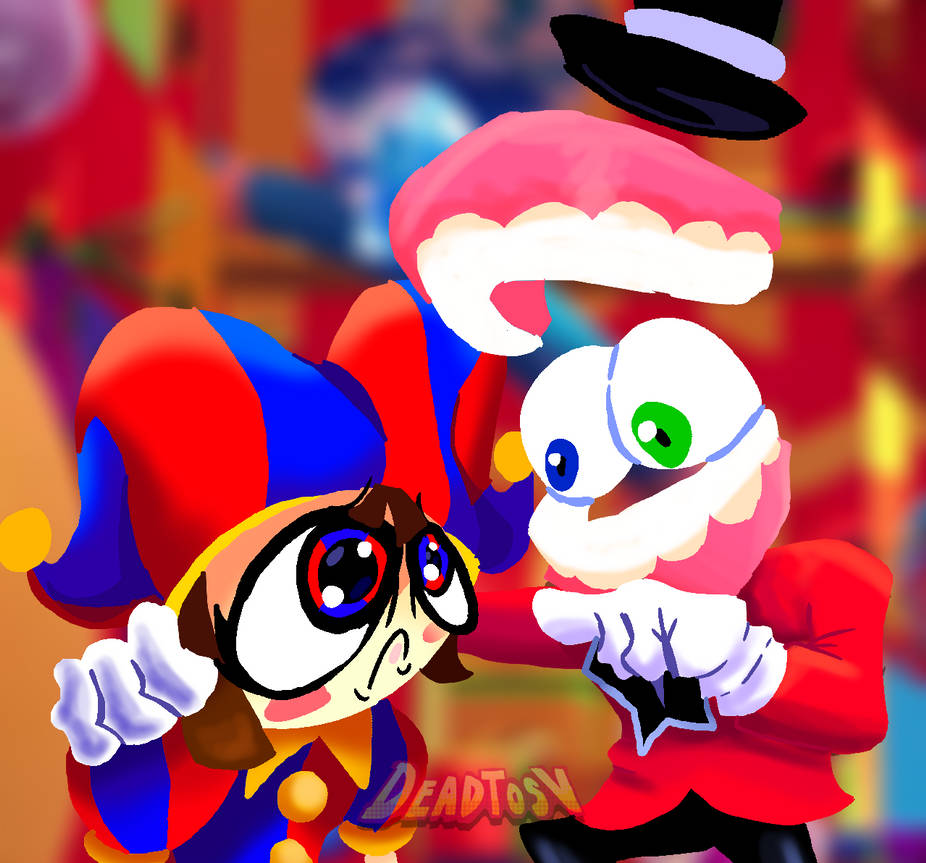 Caine Y Pomni From The Amazing Digital Circus By Deadtos On DeviantArt caine-y-pomni-from-the-amazing-digital-circus-by-deadtos-on-deviantart