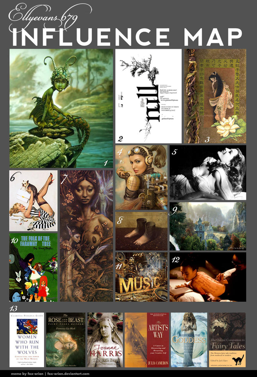 Elly's Influence Map 2010