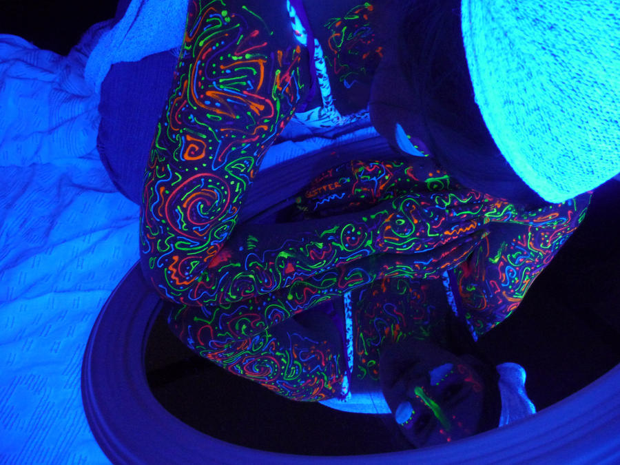 Blacklight Graffiti Stock I