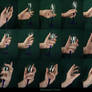 Hand Pose - Champagne Glass