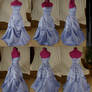 Scrunched Periwinkle Dress Stock