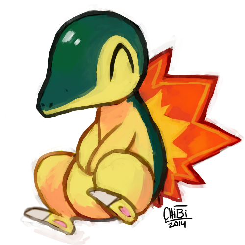 Cyndaquil : Paint Doodle