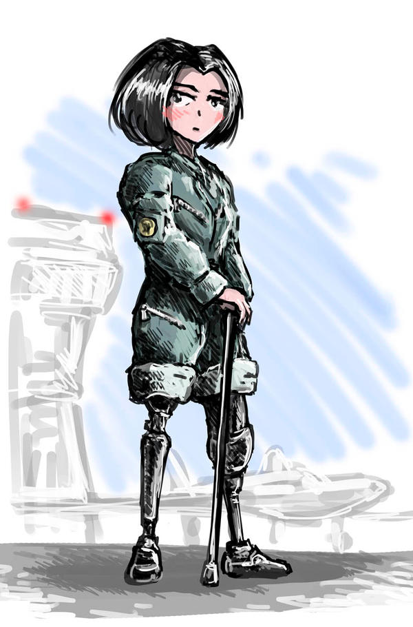 Legless pilot by hielga on DeviantArt