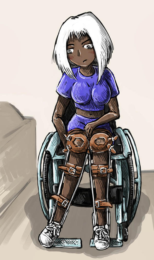 Leg Modification Deviantart Commission: leg braces by hielga on DeviantArt