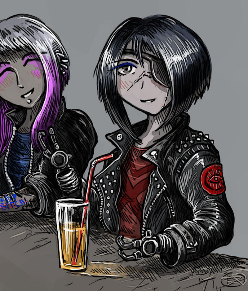 Lizard + Eliza by hielga on DeviantArt