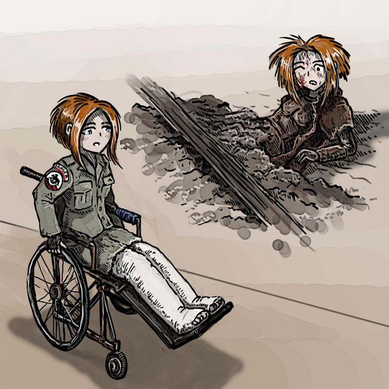 Commission Bootless Rangers Commission: Wounded NCR ranger by hielga on DeviantArt