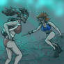 Commission: Scuba fighting