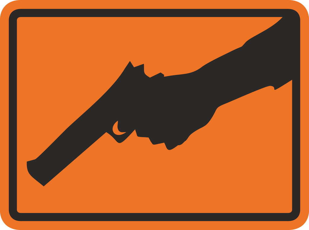 Gun Plug Sign Gun road sign by Valdux on DeviantArt